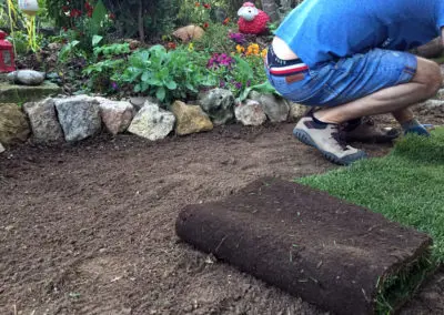 Rollrasen selber verlegen